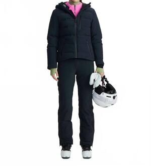 NEW AZTECH MOUNTAIN women's nuke suit ski jacket in space black